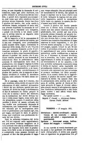 Annali della giurisprudenza italiana raccolta generale delle decisioni delle Corti di cassazione e d'appello in materia civile, criminale, commerciale, di diritto pubblico e amministrativo, e di procedura civile e penale