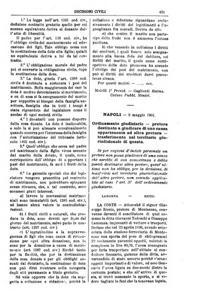 Annali della giurisprudenza italiana raccolta generale delle decisioni delle Corti di cassazione e d'appello in materia civile, criminale, commerciale, di diritto pubblico e amministrativo, e di procedura civile e penale