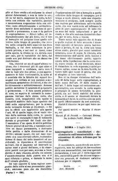 Annali della giurisprudenza italiana raccolta generale delle decisioni delle Corti di cassazione e d'appello in materia civile, criminale, commerciale, di diritto pubblico e amministrativo, e di procedura civile e penale