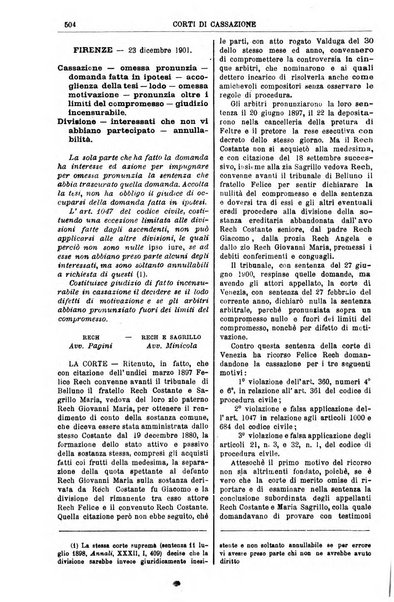 Annali della giurisprudenza italiana raccolta generale delle decisioni delle Corti di cassazione e d'appello in materia civile, criminale, commerciale, di diritto pubblico e amministrativo, e di procedura civile e penale