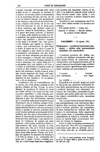 Annali della giurisprudenza italiana raccolta generale delle decisioni delle Corti di cassazione e d'appello in materia civile, criminale, commerciale, di diritto pubblico e amministrativo, e di procedura civile e penale