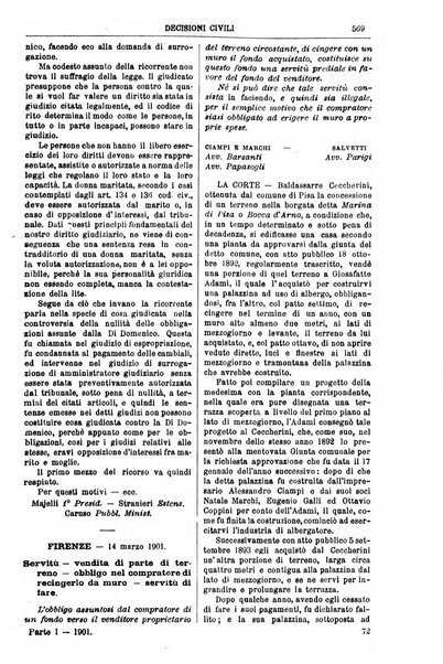 Annali della giurisprudenza italiana raccolta generale delle decisioni delle Corti di cassazione e d'appello in materia civile, criminale, commerciale, di diritto pubblico e amministrativo, e di procedura civile e penale