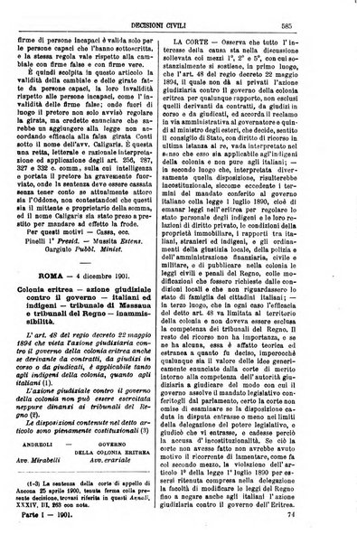 Annali della giurisprudenza italiana raccolta generale delle decisioni delle Corti di cassazione e d'appello in materia civile, criminale, commerciale, di diritto pubblico e amministrativo, e di procedura civile e penale