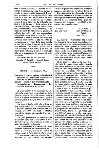 Annali della giurisprudenza italiana raccolta generale delle decisioni delle Corti di cassazione e d'appello in materia civile, criminale, commerciale, di diritto pubblico e amministrativo, e di procedura civile e penale