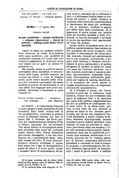 Annali della giurisprudenza italiana raccolta generale delle decisioni delle Corti di cassazione e d'appello in materia civile, criminale, commerciale, di diritto pubblico e amministrativo, e di procedura civile e penale