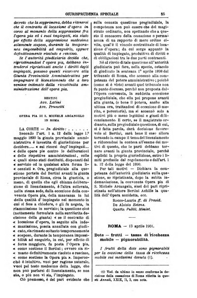 Annali della giurisprudenza italiana raccolta generale delle decisioni delle Corti di cassazione e d'appello in materia civile, criminale, commerciale, di diritto pubblico e amministrativo, e di procedura civile e penale