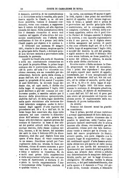 Annali della giurisprudenza italiana raccolta generale delle decisioni delle Corti di cassazione e d'appello in materia civile, criminale, commerciale, di diritto pubblico e amministrativo, e di procedura civile e penale