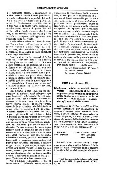 Annali della giurisprudenza italiana raccolta generale delle decisioni delle Corti di cassazione e d'appello in materia civile, criminale, commerciale, di diritto pubblico e amministrativo, e di procedura civile e penale