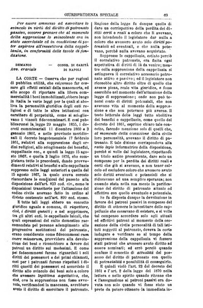 Annali della giurisprudenza italiana raccolta generale delle decisioni delle Corti di cassazione e d'appello in materia civile, criminale, commerciale, di diritto pubblico e amministrativo, e di procedura civile e penale