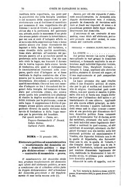 Annali della giurisprudenza italiana raccolta generale delle decisioni delle Corti di cassazione e d'appello in materia civile, criminale, commerciale, di diritto pubblico e amministrativo, e di procedura civile e penale