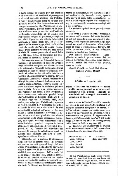 Annali della giurisprudenza italiana raccolta generale delle decisioni delle Corti di cassazione e d'appello in materia civile, criminale, commerciale, di diritto pubblico e amministrativo, e di procedura civile e penale