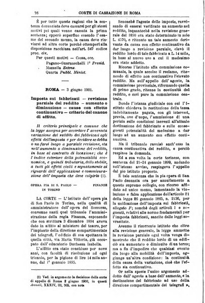 Annali della giurisprudenza italiana raccolta generale delle decisioni delle Corti di cassazione e d'appello in materia civile, criminale, commerciale, di diritto pubblico e amministrativo, e di procedura civile e penale