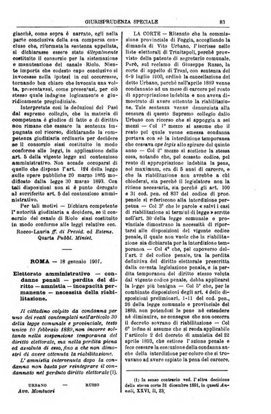 Annali della giurisprudenza italiana raccolta generale delle decisioni delle Corti di cassazione e d'appello in materia civile, criminale, commerciale, di diritto pubblico e amministrativo, e di procedura civile e penale