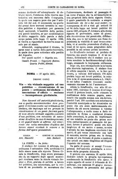 Annali della giurisprudenza italiana raccolta generale delle decisioni delle Corti di cassazione e d'appello in materia civile, criminale, commerciale, di diritto pubblico e amministrativo, e di procedura civile e penale