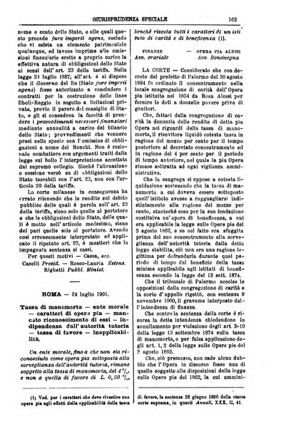 Annali della giurisprudenza italiana raccolta generale delle decisioni delle Corti di cassazione e d'appello in materia civile, criminale, commerciale, di diritto pubblico e amministrativo, e di procedura civile e penale