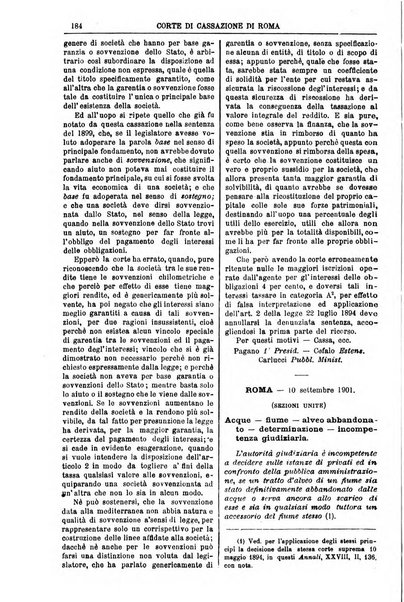 Annali della giurisprudenza italiana raccolta generale delle decisioni delle Corti di cassazione e d'appello in materia civile, criminale, commerciale, di diritto pubblico e amministrativo, e di procedura civile e penale