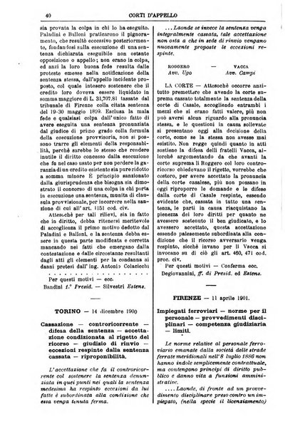 Annali della giurisprudenza italiana raccolta generale delle decisioni delle Corti di cassazione e d'appello in materia civile, criminale, commerciale, di diritto pubblico e amministrativo, e di procedura civile e penale