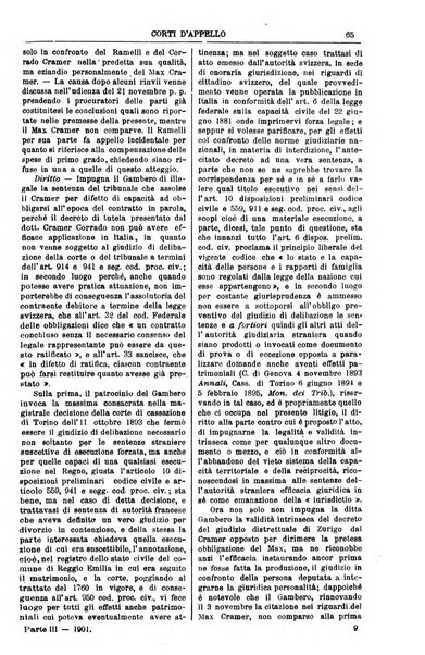 Annali della giurisprudenza italiana raccolta generale delle decisioni delle Corti di cassazione e d'appello in materia civile, criminale, commerciale, di diritto pubblico e amministrativo, e di procedura civile e penale