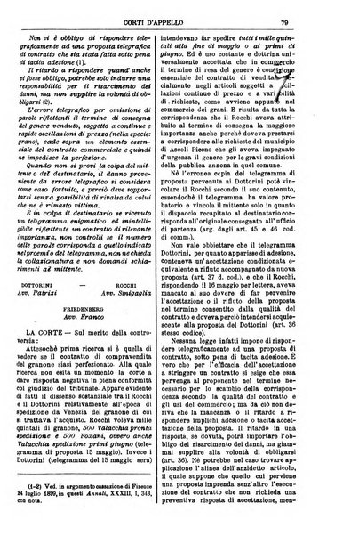 Annali della giurisprudenza italiana raccolta generale delle decisioni delle Corti di cassazione e d'appello in materia civile, criminale, commerciale, di diritto pubblico e amministrativo, e di procedura civile e penale