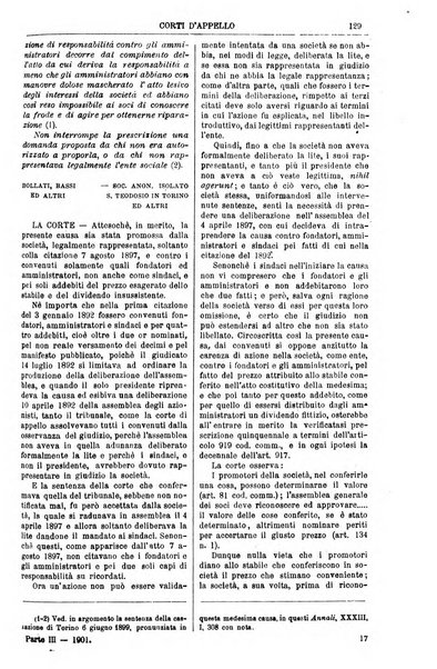 Annali della giurisprudenza italiana raccolta generale delle decisioni delle Corti di cassazione e d'appello in materia civile, criminale, commerciale, di diritto pubblico e amministrativo, e di procedura civile e penale