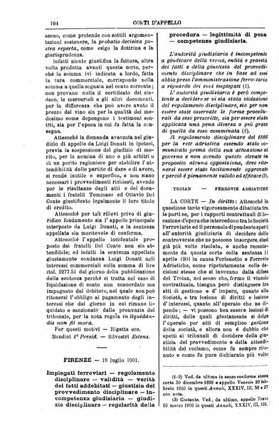 Annali della giurisprudenza italiana raccolta generale delle decisioni delle Corti di cassazione e d'appello in materia civile, criminale, commerciale, di diritto pubblico e amministrativo, e di procedura civile e penale