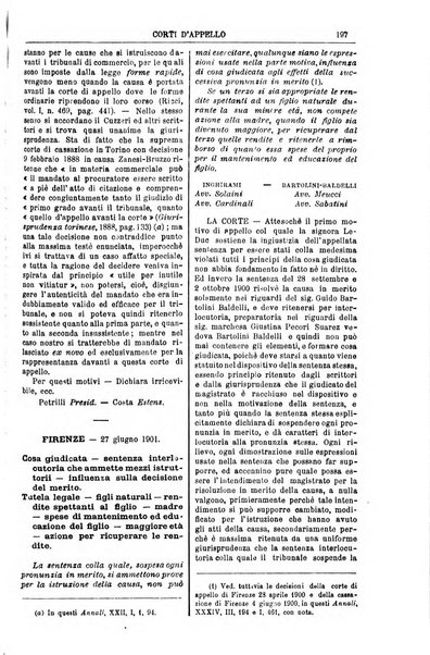 Annali della giurisprudenza italiana raccolta generale delle decisioni delle Corti di cassazione e d'appello in materia civile, criminale, commerciale, di diritto pubblico e amministrativo, e di procedura civile e penale