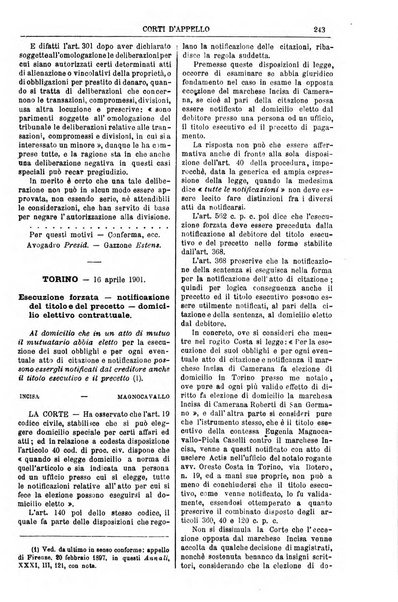 Annali della giurisprudenza italiana raccolta generale delle decisioni delle Corti di cassazione e d'appello in materia civile, criminale, commerciale, di diritto pubblico e amministrativo, e di procedura civile e penale