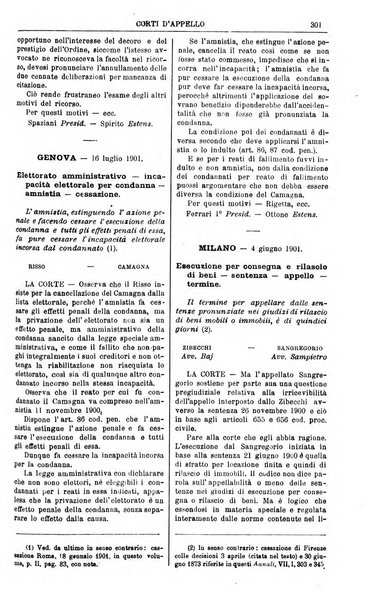 Annali della giurisprudenza italiana raccolta generale delle decisioni delle Corti di cassazione e d'appello in materia civile, criminale, commerciale, di diritto pubblico e amministrativo, e di procedura civile e penale