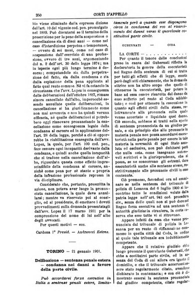 Annali della giurisprudenza italiana raccolta generale delle decisioni delle Corti di cassazione e d'appello in materia civile, criminale, commerciale, di diritto pubblico e amministrativo, e di procedura civile e penale