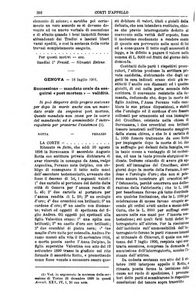 Annali della giurisprudenza italiana raccolta generale delle decisioni delle Corti di cassazione e d'appello in materia civile, criminale, commerciale, di diritto pubblico e amministrativo, e di procedura civile e penale