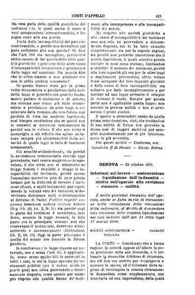 Annali della giurisprudenza italiana raccolta generale delle decisioni delle Corti di cassazione e d'appello in materia civile, criminale, commerciale, di diritto pubblico e amministrativo, e di procedura civile e penale