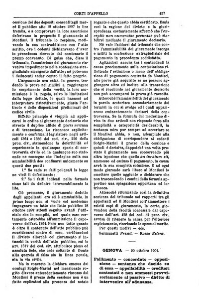 Annali della giurisprudenza italiana raccolta generale delle decisioni delle Corti di cassazione e d'appello in materia civile, criminale, commerciale, di diritto pubblico e amministrativo, e di procedura civile e penale