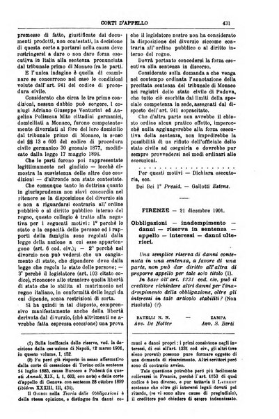 Annali della giurisprudenza italiana raccolta generale delle decisioni delle Corti di cassazione e d'appello in materia civile, criminale, commerciale, di diritto pubblico e amministrativo, e di procedura civile e penale