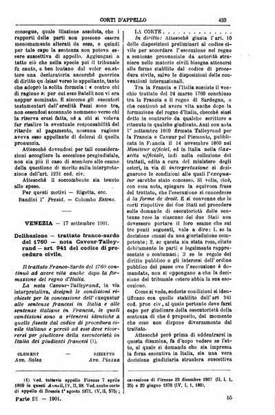 Annali della giurisprudenza italiana raccolta generale delle decisioni delle Corti di cassazione e d'appello in materia civile, criminale, commerciale, di diritto pubblico e amministrativo, e di procedura civile e penale