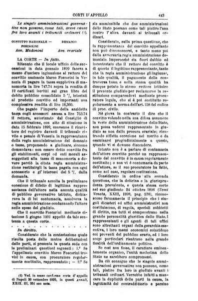 Annali della giurisprudenza italiana raccolta generale delle decisioni delle Corti di cassazione e d'appello in materia civile, criminale, commerciale, di diritto pubblico e amministrativo, e di procedura civile e penale