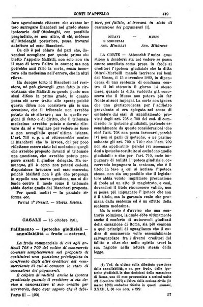 Annali della giurisprudenza italiana raccolta generale delle decisioni delle Corti di cassazione e d'appello in materia civile, criminale, commerciale, di diritto pubblico e amministrativo, e di procedura civile e penale