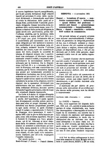 Annali della giurisprudenza italiana raccolta generale delle decisioni delle Corti di cassazione e d'appello in materia civile, criminale, commerciale, di diritto pubblico e amministrativo, e di procedura civile e penale