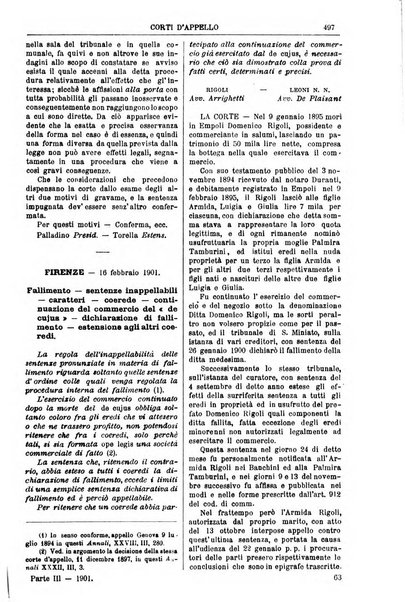 Annali della giurisprudenza italiana raccolta generale delle decisioni delle Corti di cassazione e d'appello in materia civile, criminale, commerciale, di diritto pubblico e amministrativo, e di procedura civile e penale