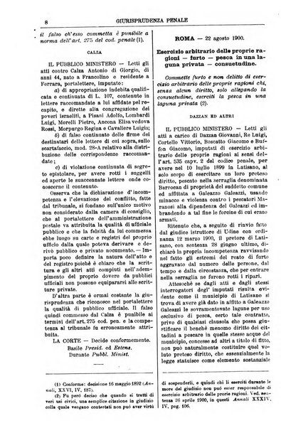 Annali della giurisprudenza italiana raccolta generale delle decisioni delle Corti di cassazione e d'appello in materia civile, criminale, commerciale, di diritto pubblico e amministrativo, e di procedura civile e penale