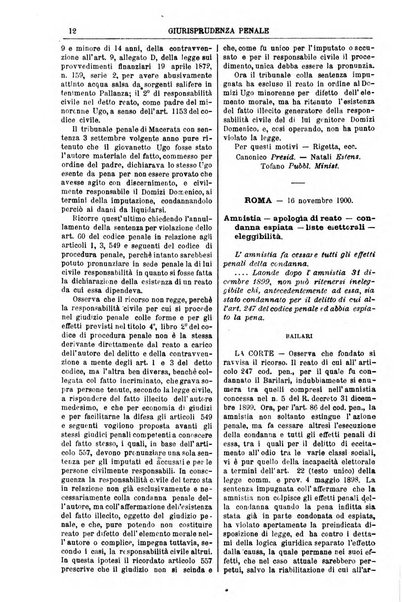 Annali della giurisprudenza italiana raccolta generale delle decisioni delle Corti di cassazione e d'appello in materia civile, criminale, commerciale, di diritto pubblico e amministrativo, e di procedura civile e penale