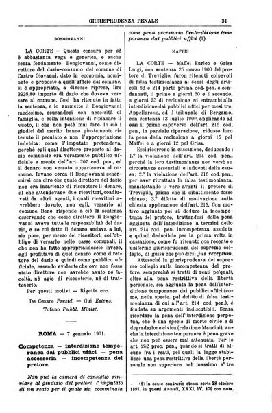 Annali della giurisprudenza italiana raccolta generale delle decisioni delle Corti di cassazione e d'appello in materia civile, criminale, commerciale, di diritto pubblico e amministrativo, e di procedura civile e penale