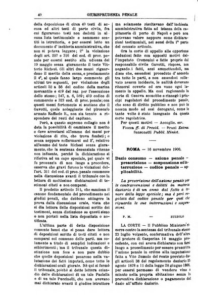 Annali della giurisprudenza italiana raccolta generale delle decisioni delle Corti di cassazione e d'appello in materia civile, criminale, commerciale, di diritto pubblico e amministrativo, e di procedura civile e penale