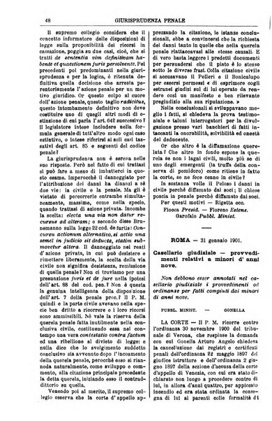 Annali della giurisprudenza italiana raccolta generale delle decisioni delle Corti di cassazione e d'appello in materia civile, criminale, commerciale, di diritto pubblico e amministrativo, e di procedura civile e penale