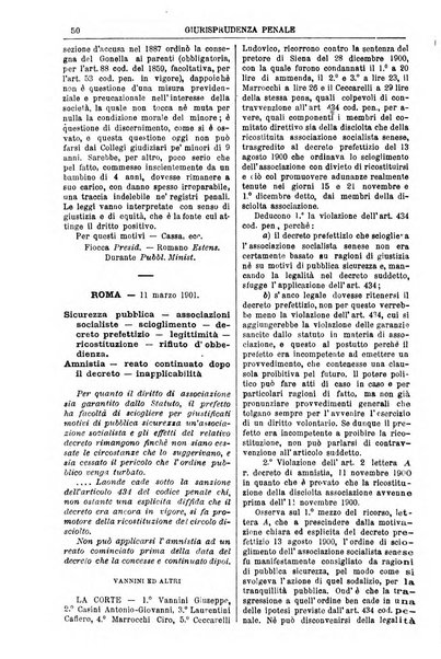 Annali della giurisprudenza italiana raccolta generale delle decisioni delle Corti di cassazione e d'appello in materia civile, criminale, commerciale, di diritto pubblico e amministrativo, e di procedura civile e penale