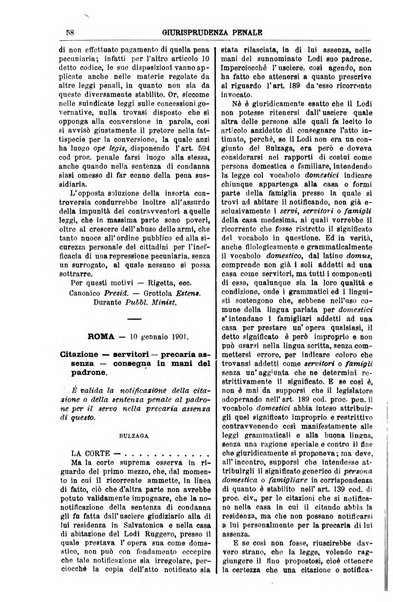 Annali della giurisprudenza italiana raccolta generale delle decisioni delle Corti di cassazione e d'appello in materia civile, criminale, commerciale, di diritto pubblico e amministrativo, e di procedura civile e penale