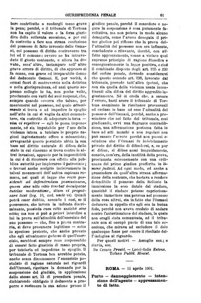 Annali della giurisprudenza italiana raccolta generale delle decisioni delle Corti di cassazione e d'appello in materia civile, criminale, commerciale, di diritto pubblico e amministrativo, e di procedura civile e penale