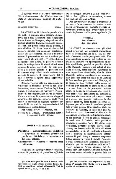 Annali della giurisprudenza italiana raccolta generale delle decisioni delle Corti di cassazione e d'appello in materia civile, criminale, commerciale, di diritto pubblico e amministrativo, e di procedura civile e penale