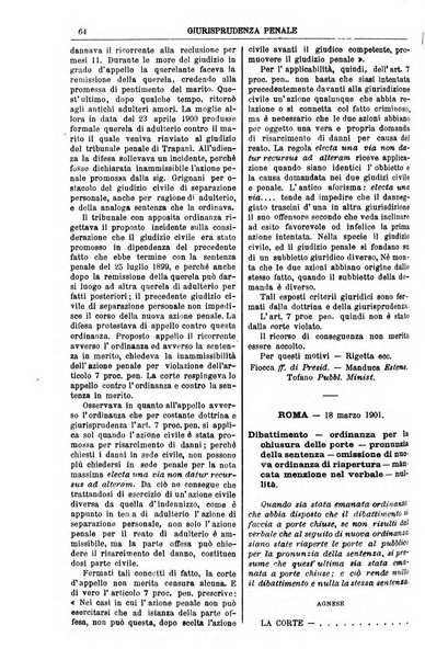 Annali della giurisprudenza italiana raccolta generale delle decisioni delle Corti di cassazione e d'appello in materia civile, criminale, commerciale, di diritto pubblico e amministrativo, e di procedura civile e penale