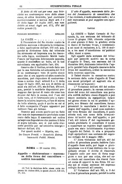 Annali della giurisprudenza italiana raccolta generale delle decisioni delle Corti di cassazione e d'appello in materia civile, criminale, commerciale, di diritto pubblico e amministrativo, e di procedura civile e penale