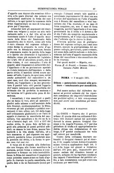 Annali della giurisprudenza italiana raccolta generale delle decisioni delle Corti di cassazione e d'appello in materia civile, criminale, commerciale, di diritto pubblico e amministrativo, e di procedura civile e penale